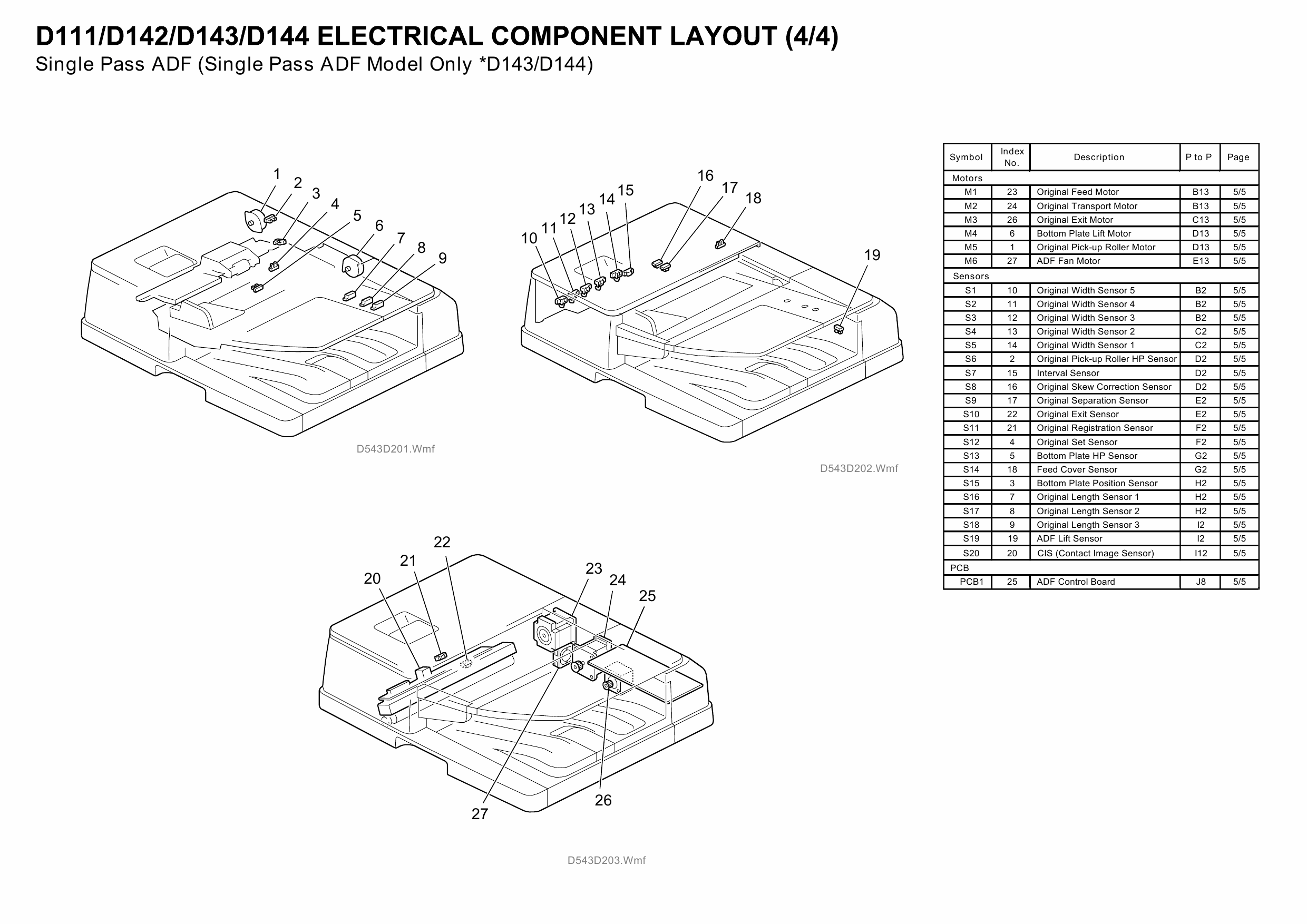 RICOH Aficio MP-C4502 C5502 D143 D144 Circuit Diagram
